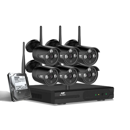 UL-tech CCTV Wireless Security Camera System 8CH Home Outdoor WIFI 6